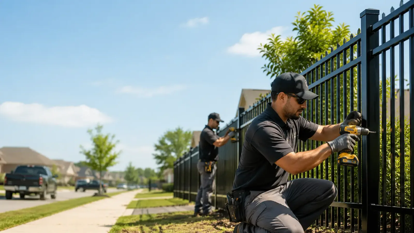 Metal Fence Installation in Middleton, TN